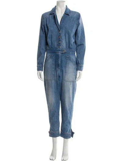 Pre-owned Veronica Beard Jumpsuit In Blue