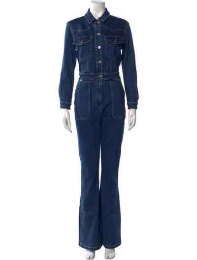 Pre-owned Veronica Beard Jumpsuit In Blue