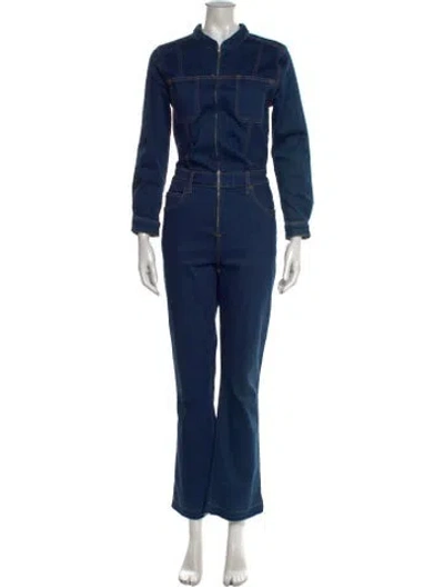 Pre-owned Veronica Beard Jumpsuit In Blue