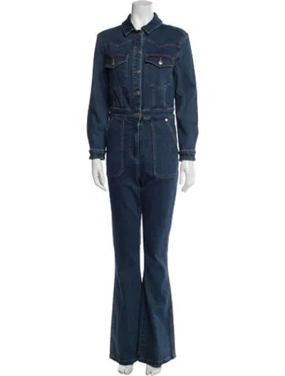 Pre-owned Veronica Beard Jumpsuit In Blue