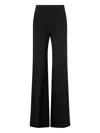 Veronica Beard Kalinda Flared Trousers In Black