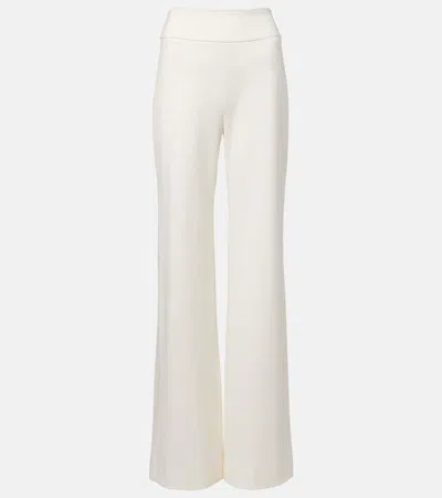 Veronica Beard Kalinda High-rise Wide-leg Pants In Neutral
