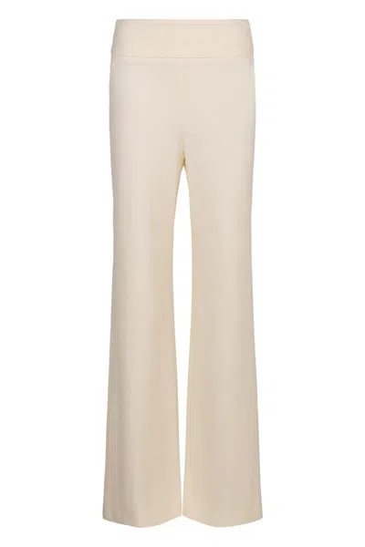 Veronica Beard Kalinda Pants With Wide Legs In Neutral