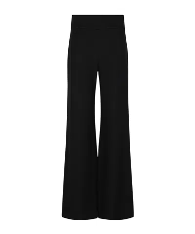 Veronica Beard Kalinda High Waist Ponte Wide Leg Pants In Blue