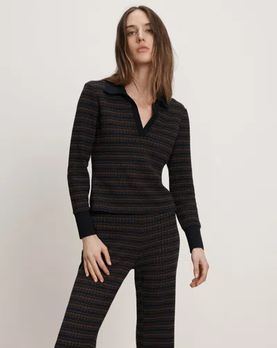 VERONICA BEARD KAMAL KNIT POLO