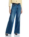 Veronica Beard Kasey High Rise Wide Leg Jeans In Dusted Glare In Dusted Glare