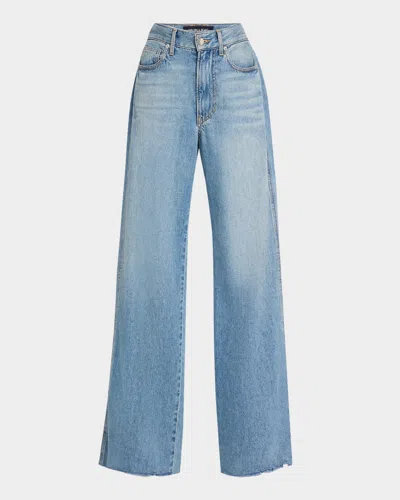 VERONICA BEARD KASEY MID-RISE WIDE-LEG JEANS