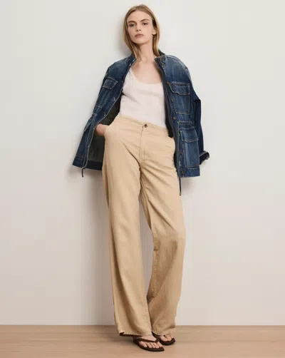 Veronica Beard Kasey Wide-leg Pant In Brown
