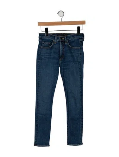 Pre-owned Veronica Beard Kate Straight Leg Jeans In Blue
