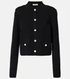 Veronica Beard Katia Knit Jacket In Black In Black