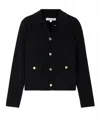 Veronica Beard Katia Knit Jacket In Black In Black