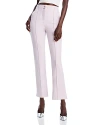 Veronica Beard Kean Cropped Tailored Pants In Barley Orchid