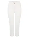 Veronica Beard Kean High-waisted Buttoned Trousers