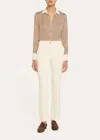 Veronica Beard Kean Pant In Off White In White