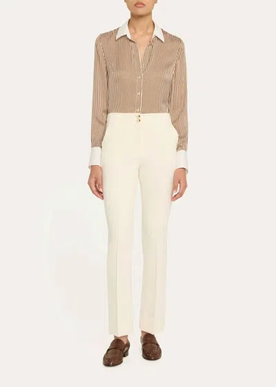 Veronica Beard Kean Pant In Off White