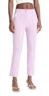 Veronica Beard Kean Hose Aus Webstoff Mit Geradem Bein Und Biesen In Barely Orchid
