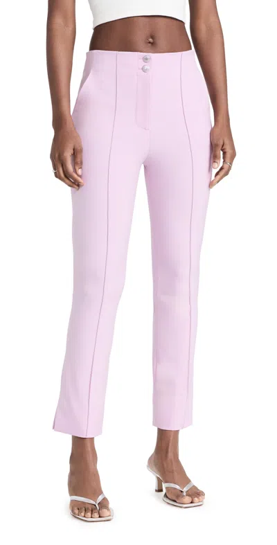 Veronica Beard Kean Trousers Barely Orchid In Purple