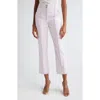 Veronica Beard Kean Cropped Tailored Pants In Barely Orchid