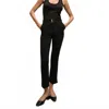 Veronica Beard Kean Slim Leg Pant In Black In Black
