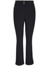 Veronica Beard Kean Straight Trousers In Black