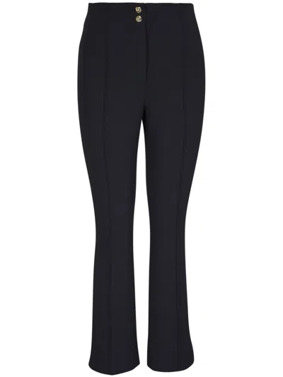 Veronica Beard Kean Straight Trousers In Black