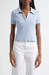 Veronica Beard Veronic Beard Kearney Striped Tee In Bluebell