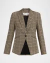 Veronica Beard Kendryn Embellished Dickey Jacket In Brown