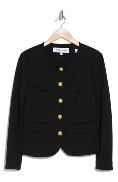 Veronica Beard Kensington Knit Jacket In Black