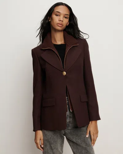 Veronica Beard Kessler Wool-blend Dickey Jacket