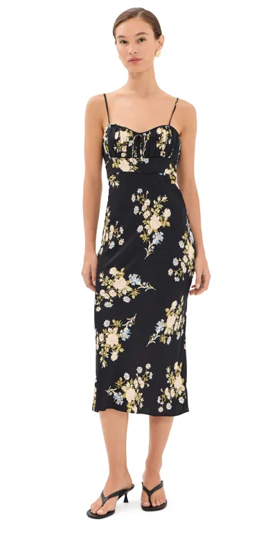 Veronica Beard Kieren Dress Black Multi
