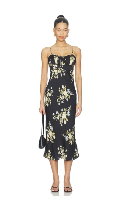 Veronica Beard Kieren Dress In Black Multi