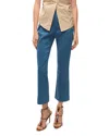 Veronica Beard Kimra Cropped Denim Pants In Sea Glare