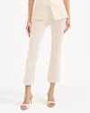 Veronica Beard Kimra Flare Leg Pants In Ecru