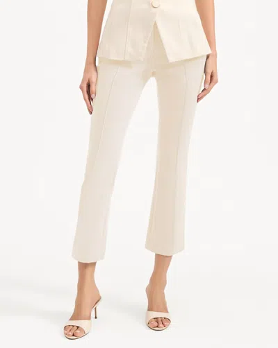Veronica Beard Kimra Pant In Ecru