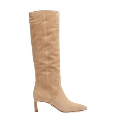 Veronica Beard Kinna 55 Suede Knee-high Boots In Brown