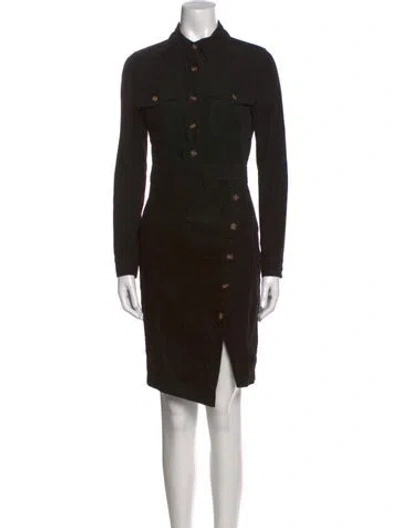 Pre-owned Veronica Beard Knee-length Dress In Black