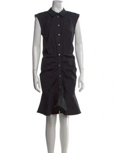 Pre-owned Veronica Beard Knee-length Dress In Black