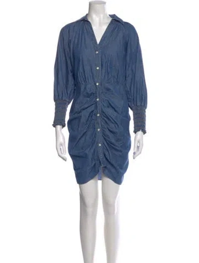 Pre-owned Veronica Beard Knee-length Dress In Blue