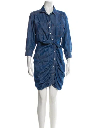Pre-owned Veronica Beard Knee-length Dress In Blue
