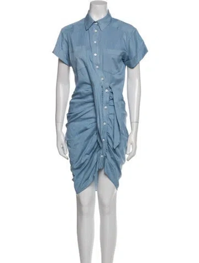 Pre-owned Veronica Beard Knee-length Dress In Blue