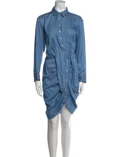 Pre-owned Veronica Beard Knee-length Dress In Blue