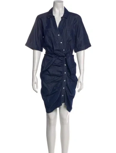 Pre-owned Veronica Beard Knee-length Dress In Blue