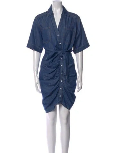 Pre-owned Veronica Beard Knee-length Dress In Blue