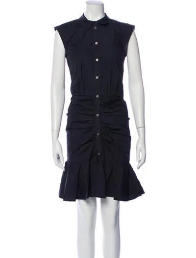 Pre-owned Veronica Beard Knee-length Dress In Blue