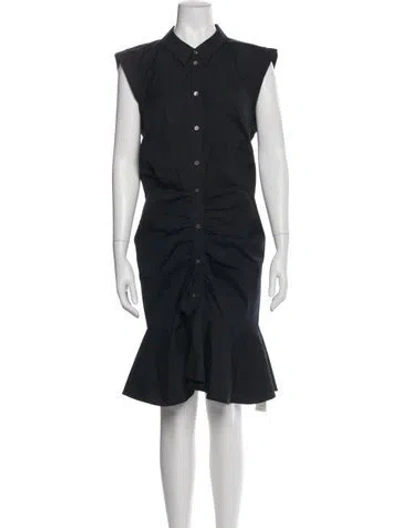 Pre-owned Veronica Beard Knee-length Dress In Blue