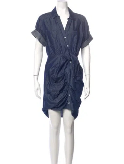 Pre-owned Veronica Beard Knee-length Dress In Blue
