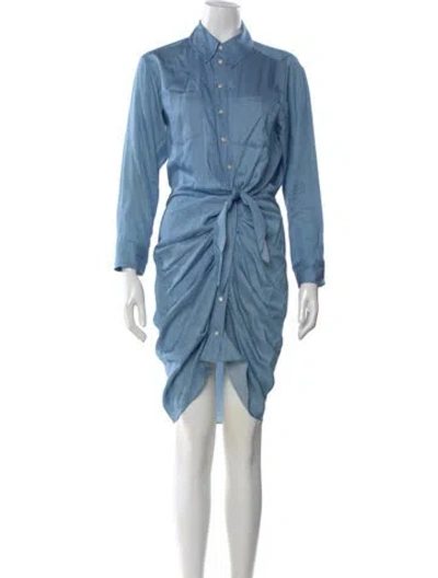 Pre-owned Veronica Beard Knee-length Dress In Blue