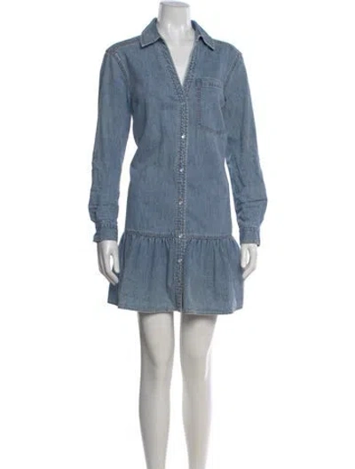 Pre-owned Veronica Beard Knee-length Dress In Blue
