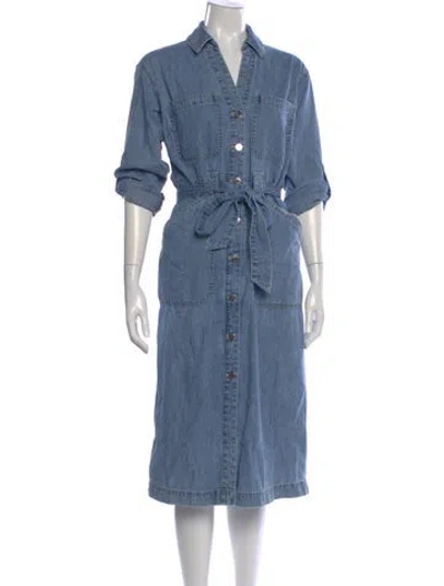 Pre-owned Veronica Beard Knee-length Dress In Blue