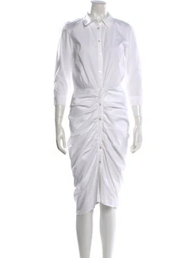 Pre-owned Veronica Beard Knee-length Dress In Neutral
